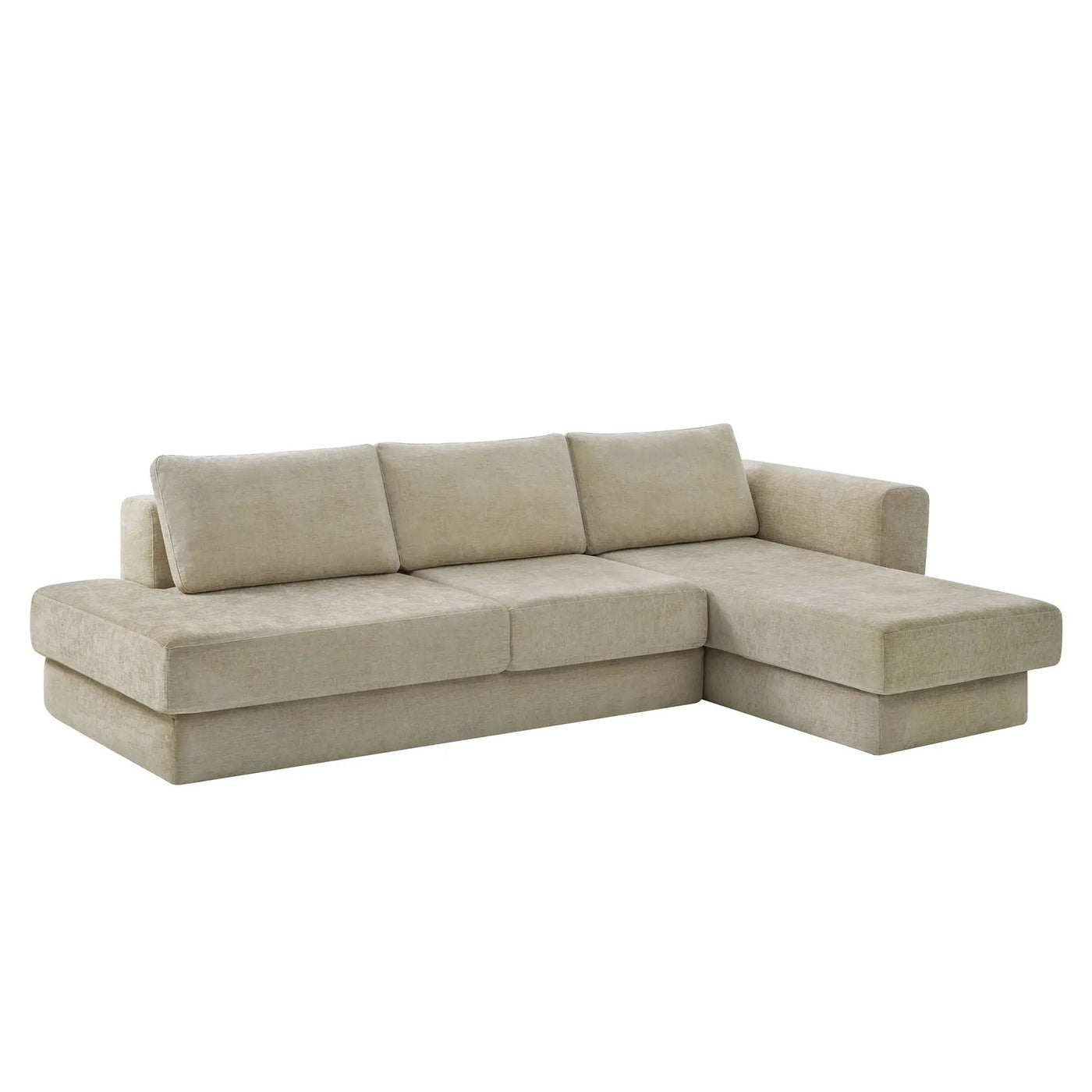 L-Shaped Modular Sofa With Double Layer Cushion by HouseOfZazla