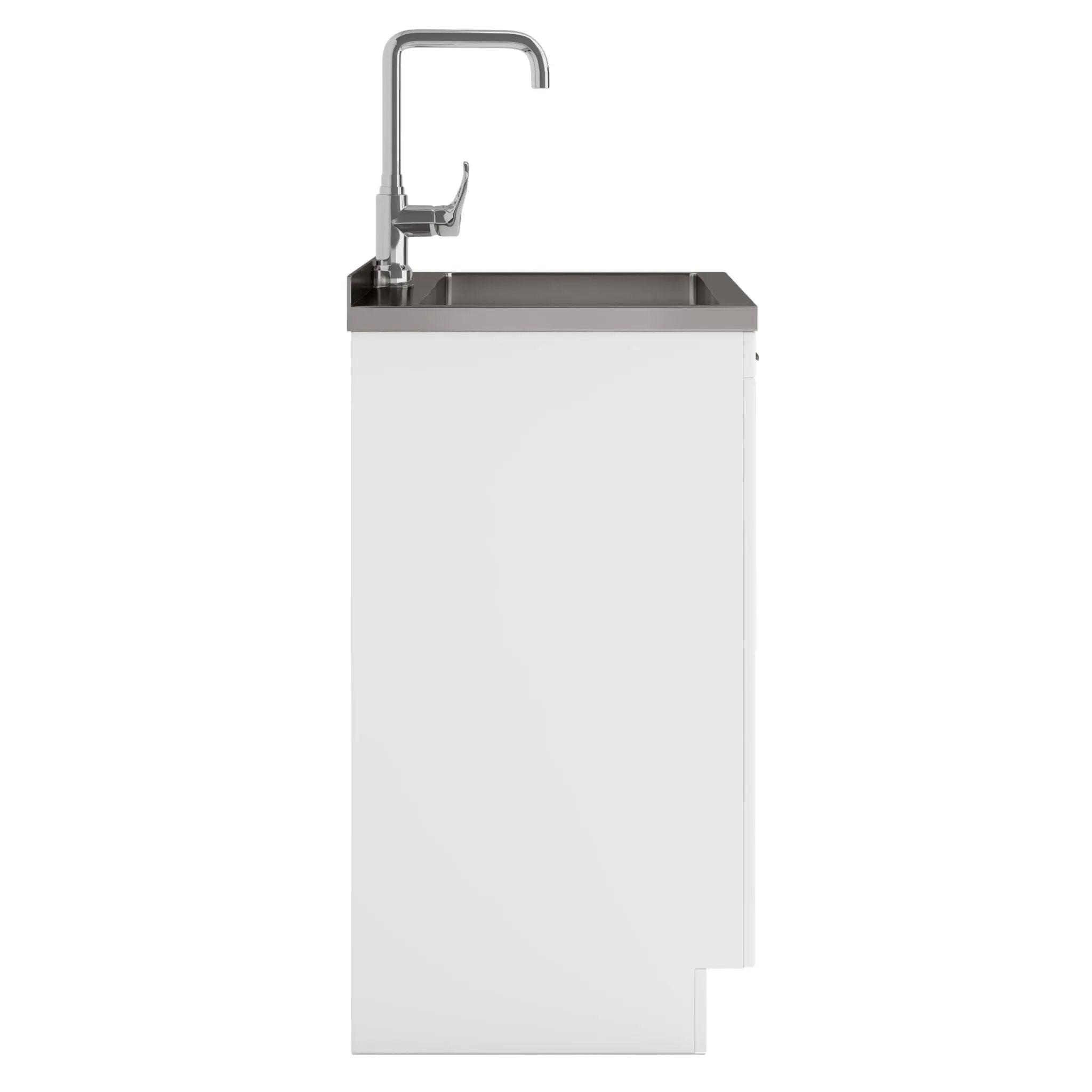 Murphy - Laundry Cabinet & Faucet And Stainless Steel Sink by HouseOfZazla