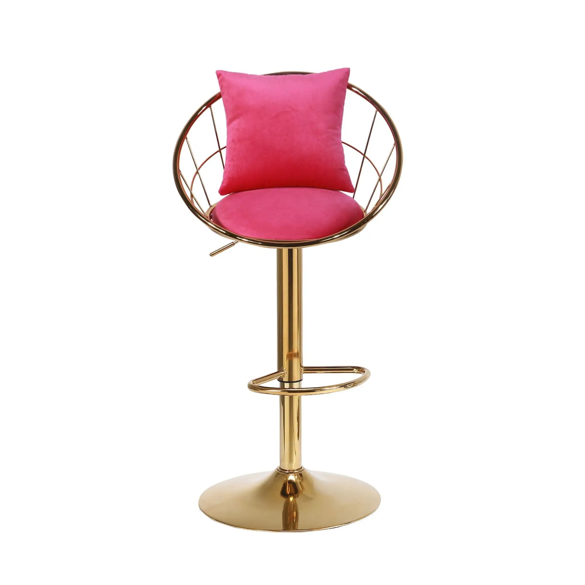 Unique Design Bar Chair, 360 Degree Rotation, Adjustable Height, Suitable For Dining Room And Bar by HouseOfZazla