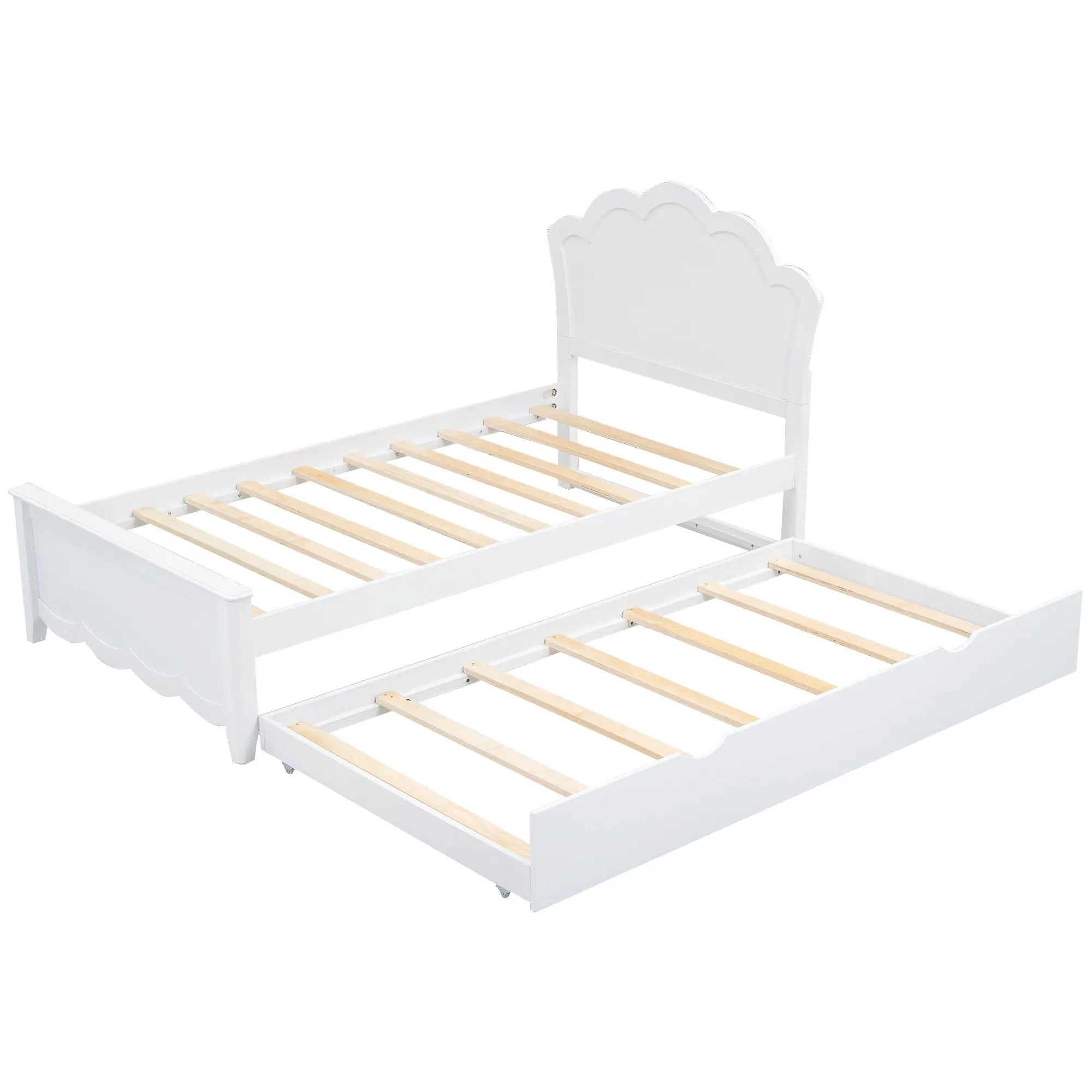 Platform Bed With Headboard And Trundle by Unique Piece Furniture