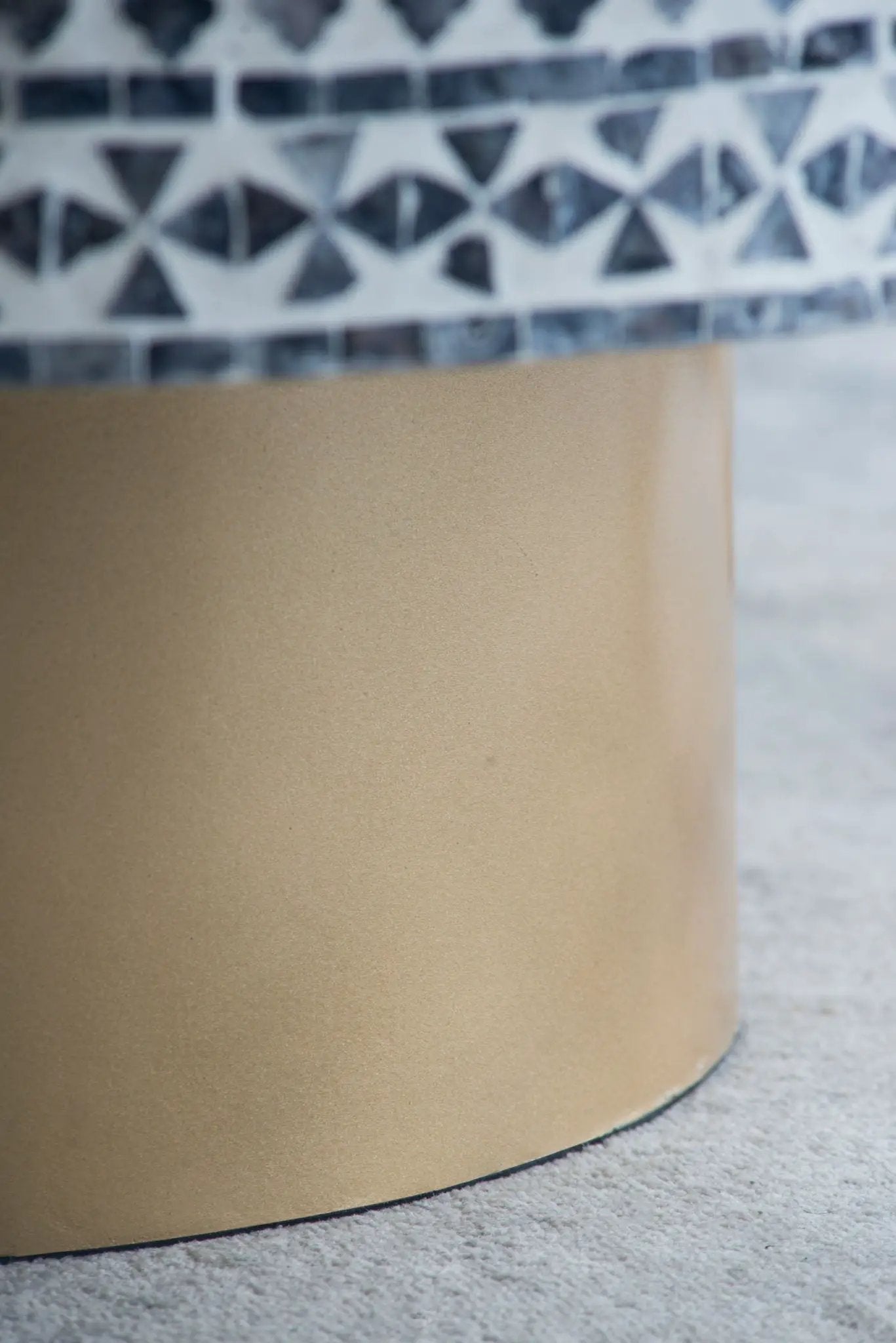 Unique Capiz Coffee Table & Pedestal Base by HouseOfZazla
