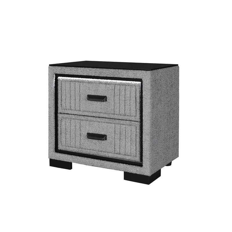 Isaiah - Nightstand With Upholstered Frame by Unique Piece Furniture