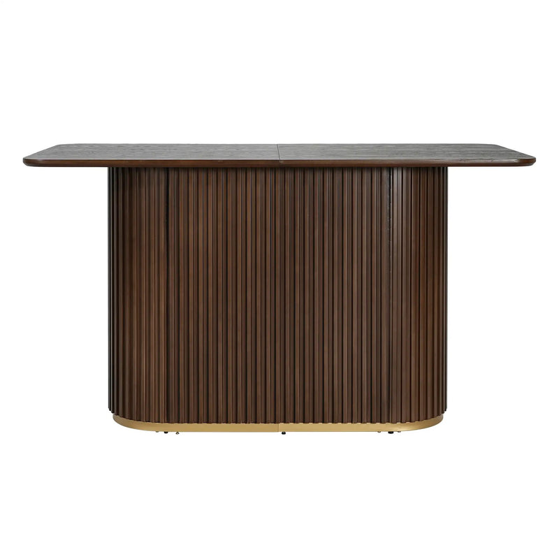63"L Counter Table - Walnut by HouseOfZazla