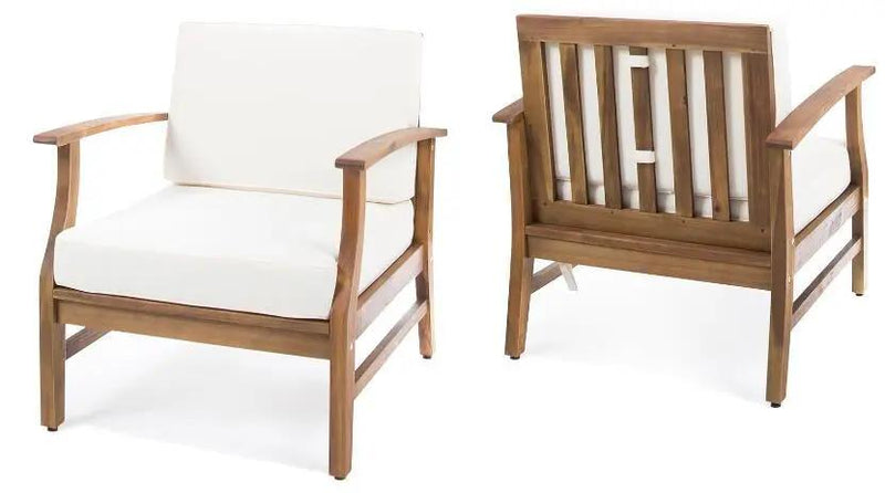 Perla Contemporary Club Chair with Water Resistant Cushion by HouseOfZazla