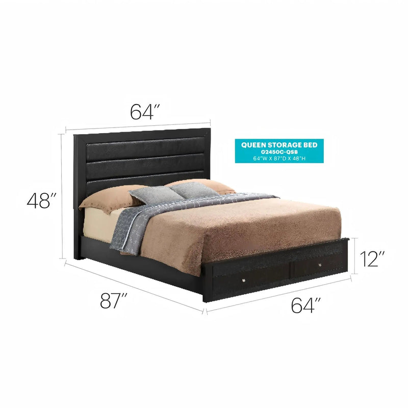 Elegant Storage Bed For Cozy Spaces by Unique Piece Furniture