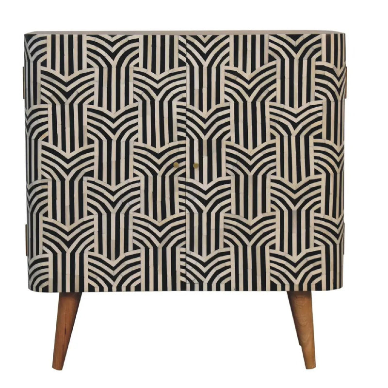 Edessa Bone Inlay Cabinet by Unique Piece Furniture