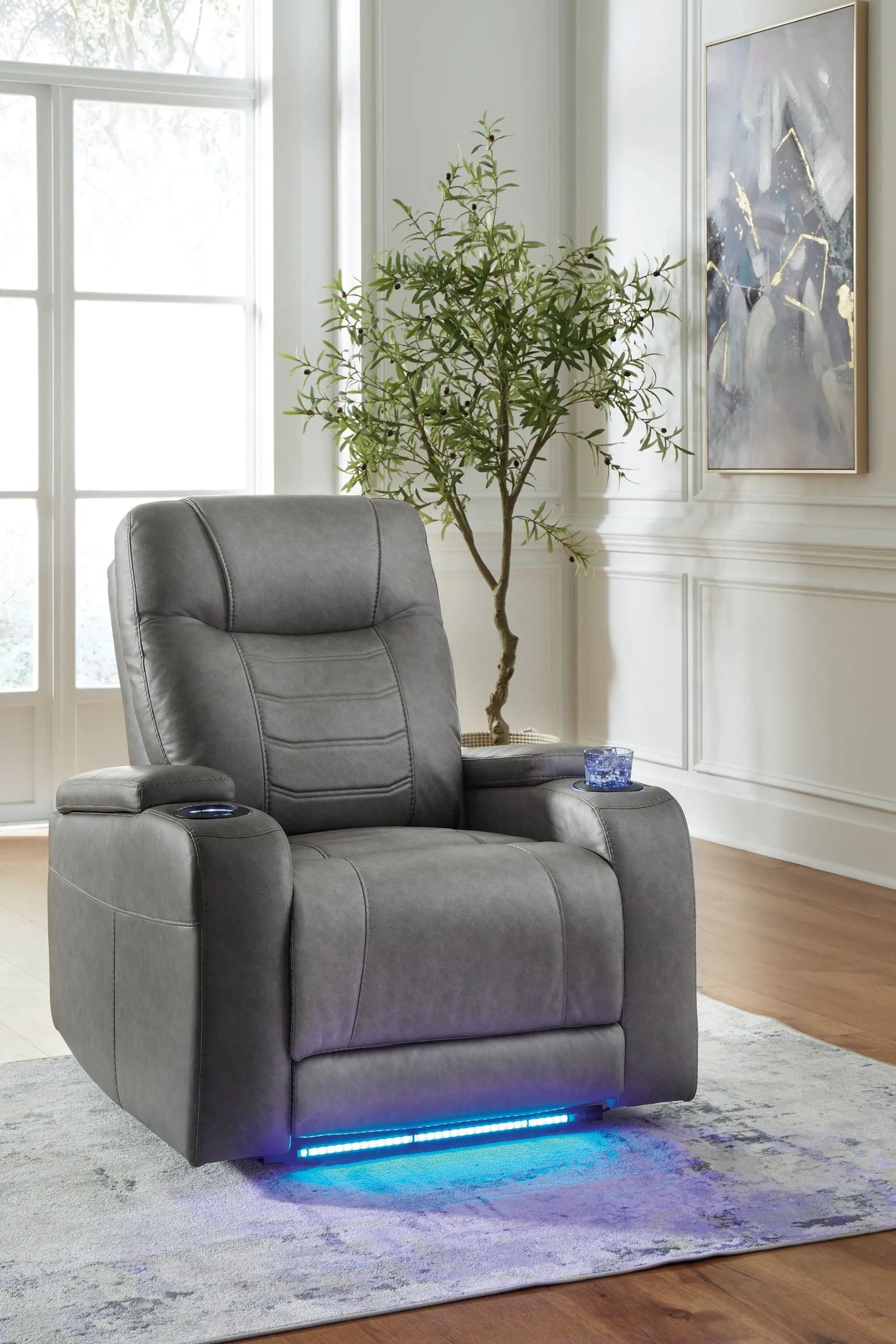 Schooner Rocks - Power Recliner / Adj Headrest by Unique Piece Furniture