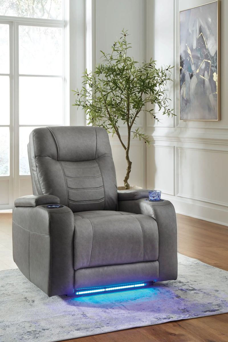 Schooner Rocks - Power Recliner / Adj Headrest by Unique Piece Furniture