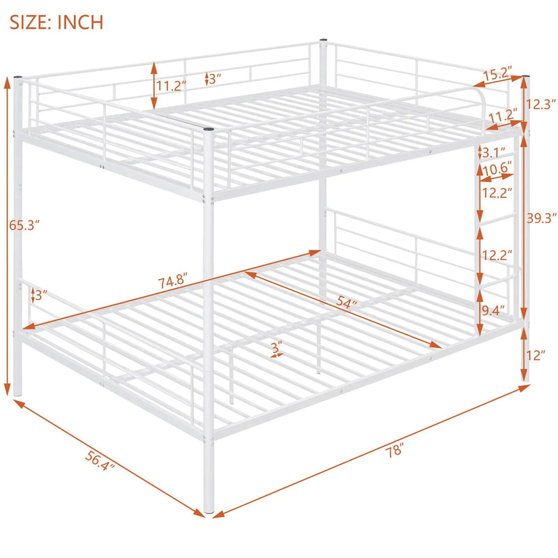 Steel Construction Bunk Bed by Unique Piece Furniture