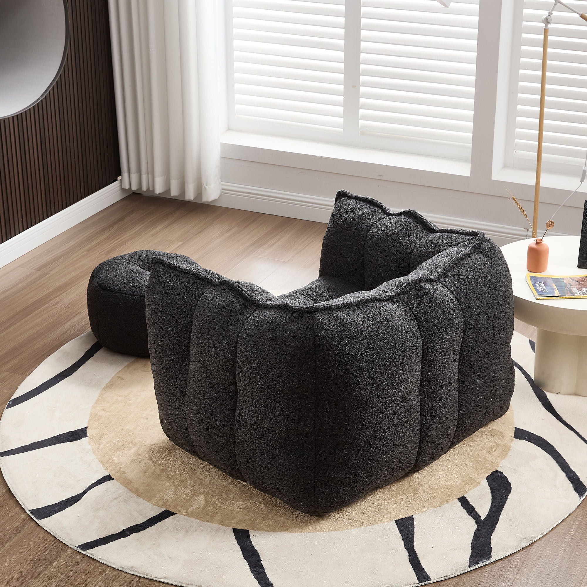 Soft Bean Bag Chair With High Resilient Foam by HouseOfZazla