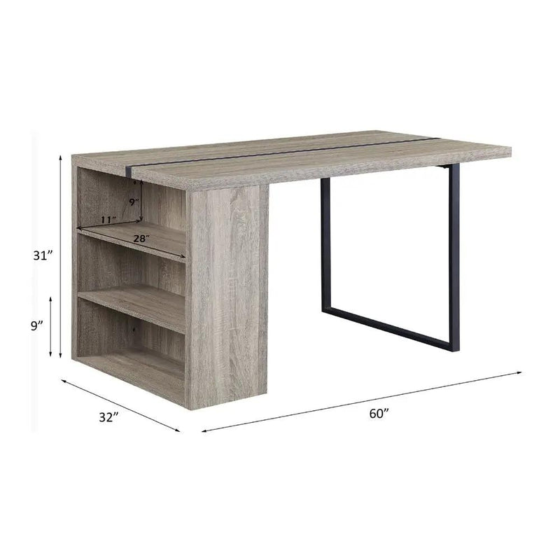 Patwin - Dining Table - Gray Oak & Black by Unique Piece Furniture