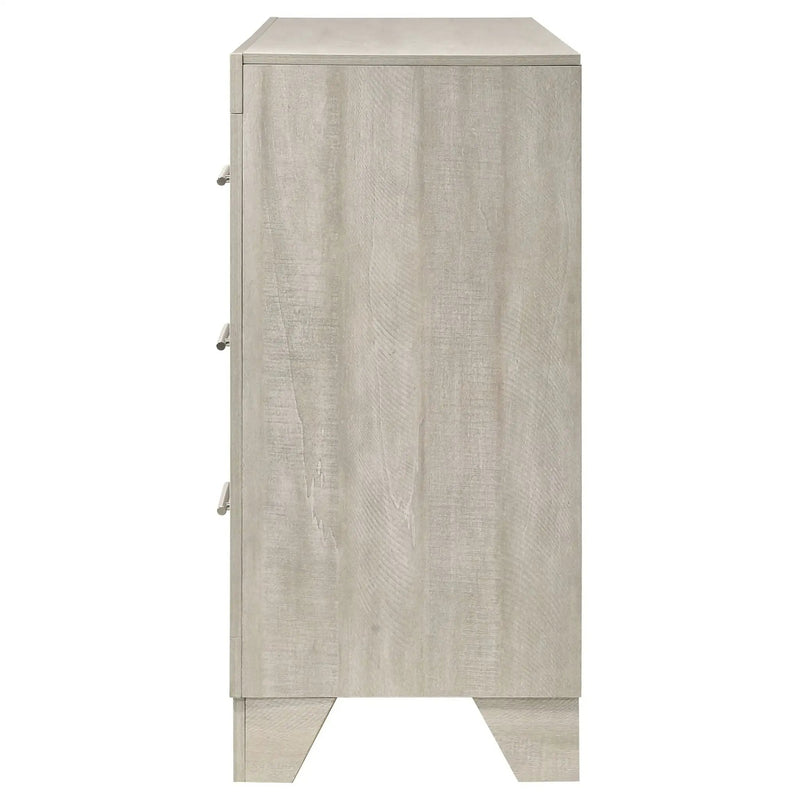 Trenton 6-drawer Bedroom Dresser Rustic Cream by Unique Piece Furniture