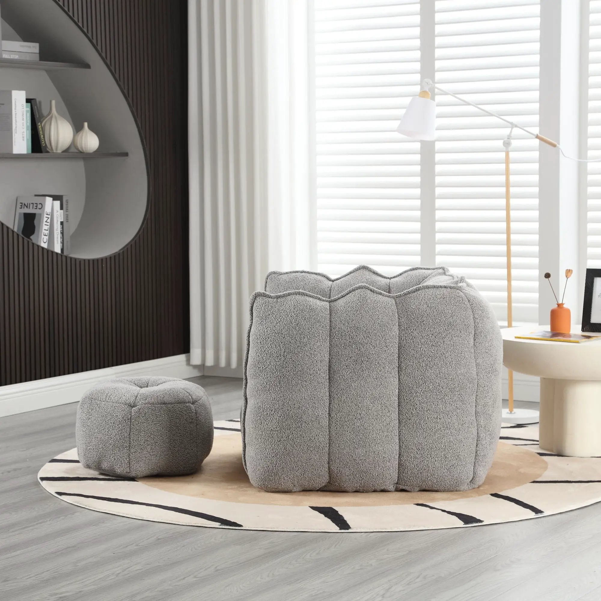 Soft Bean Bag Chair With High Resilient Foam by Unique Piece Furniture