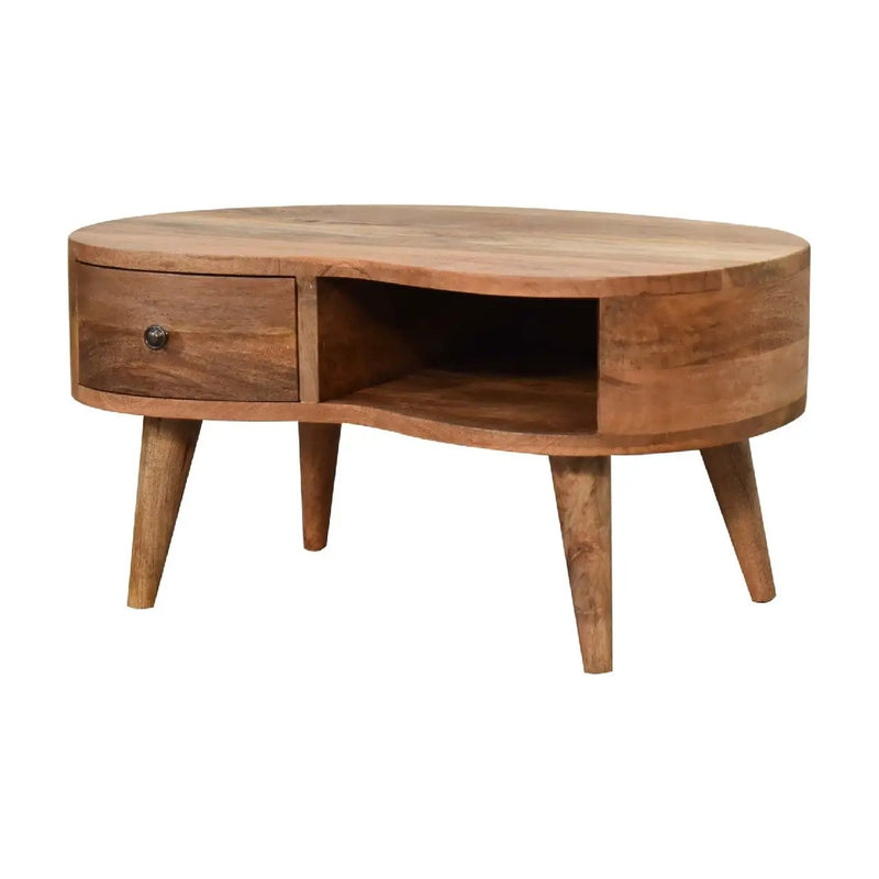 Wave Coffee Table With 1 Drawer by HouseOfZazla