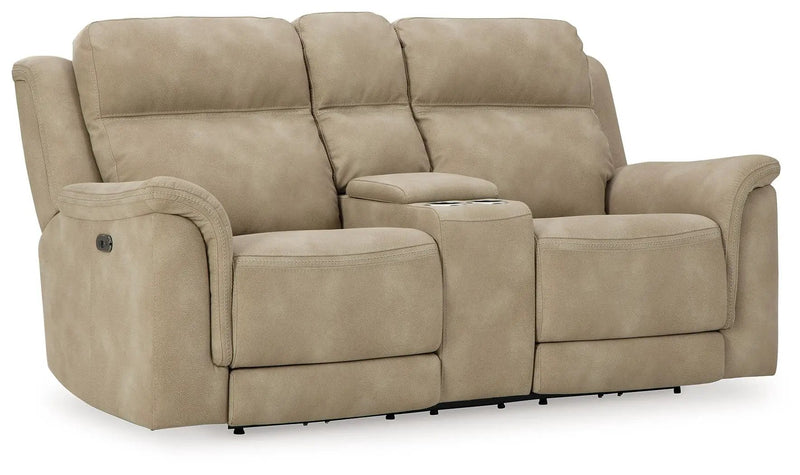 Next-Gen Durapella - Reclining Power Loveseat With Console by Unique Piece Furniture