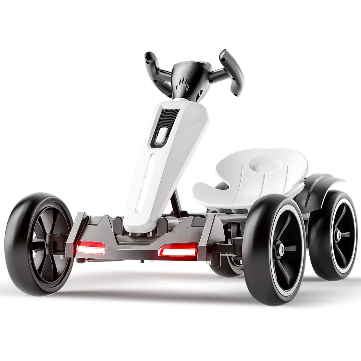 Electric Kids Pedal Go Kart With Adjustable Seat, Foldable Design by HouseOfZazla