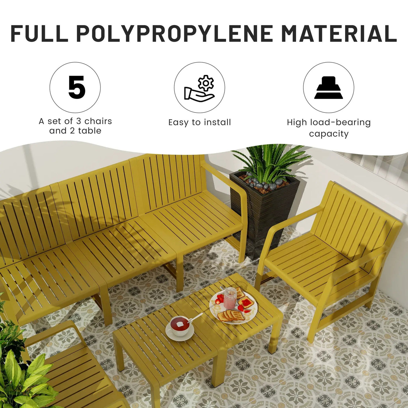 Furniture Set, Waterproof And Durable by HouseOfZazla