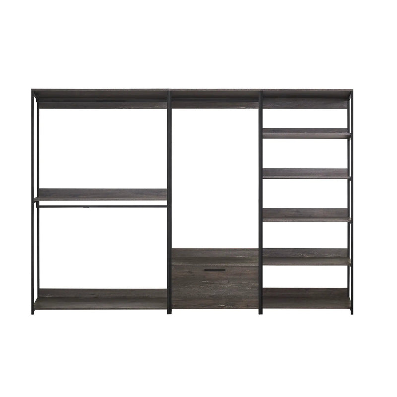Monica - Walk-In Closet System, Modular Design - Rustic by HouseOfZazla