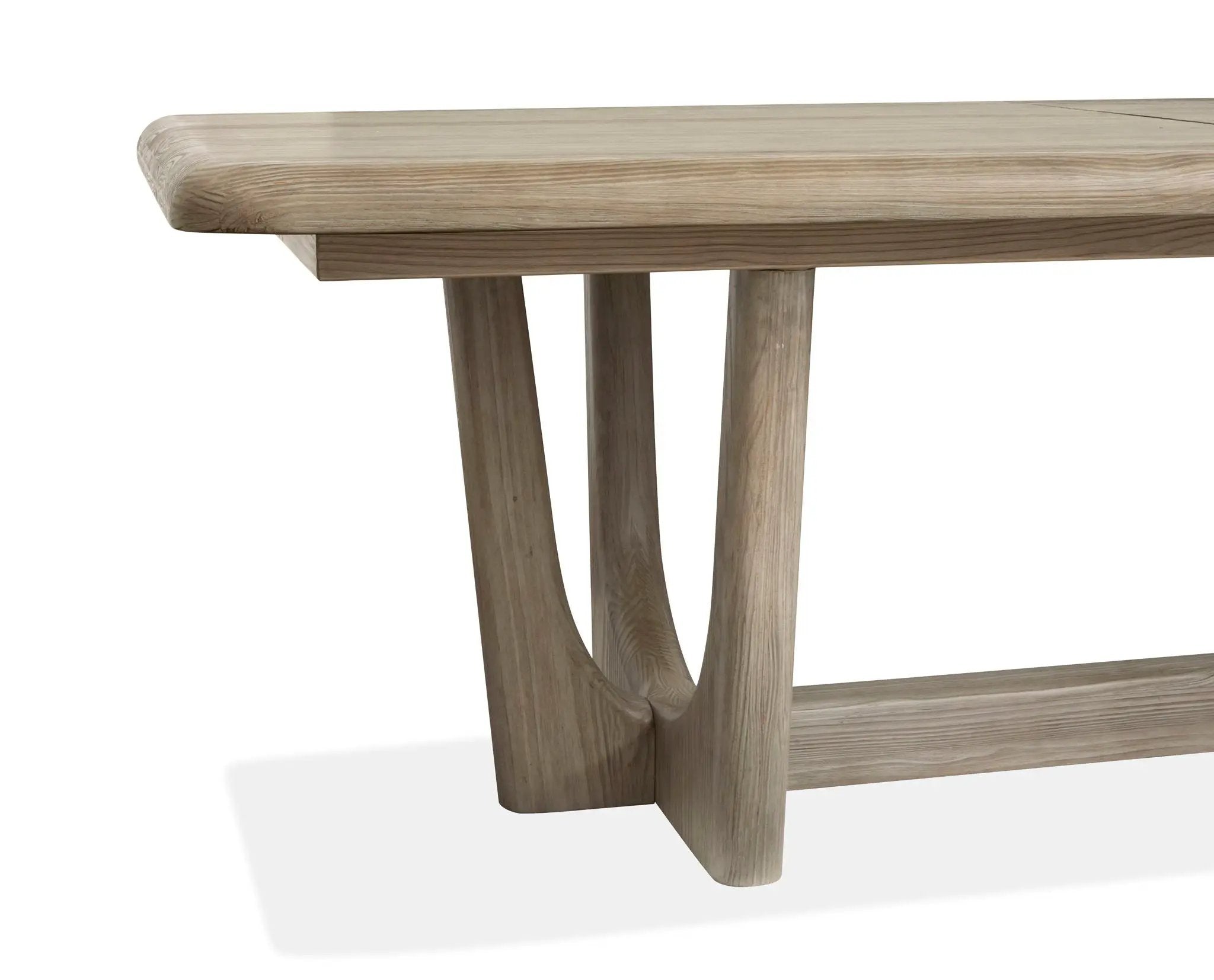 Braelyn - Extendable Trestle Dining Table - Dorian Gray by Unique Piece Furniture