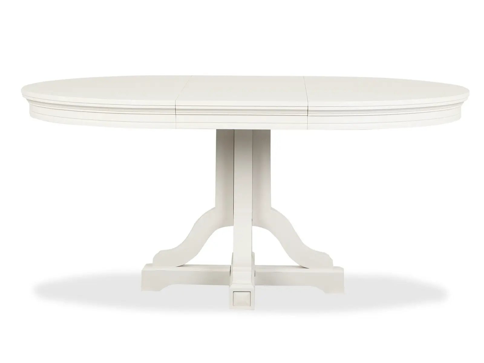 Willowbrook - Extendable 48" Round Dining Table - Egg Shell White by Unique Piece Furniture