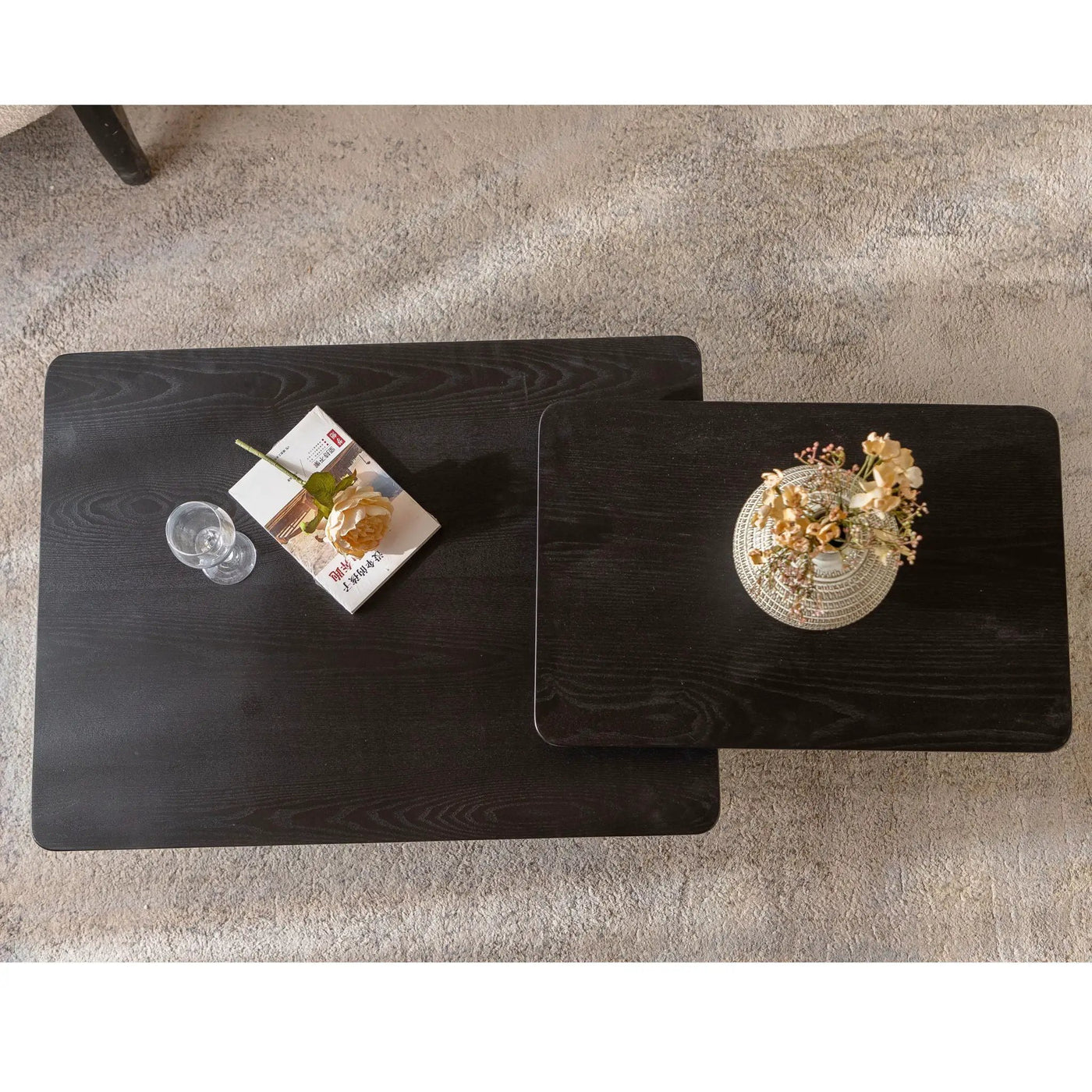 Square Coffee Table Set (Set of 2) by HouseOfZazla