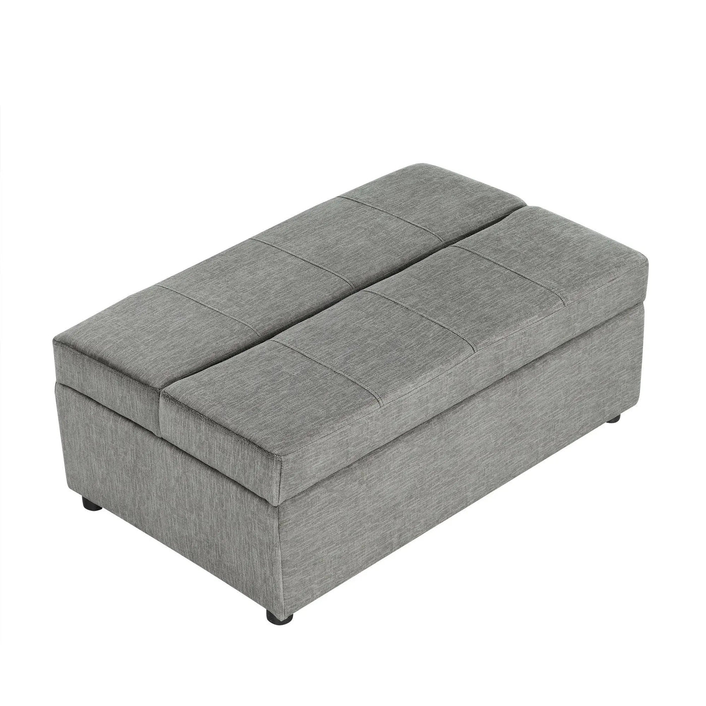 Twin Size Folding Ottoman Sleeper Bed With Mattress Convertible Guest Bed by HouseOfZazla