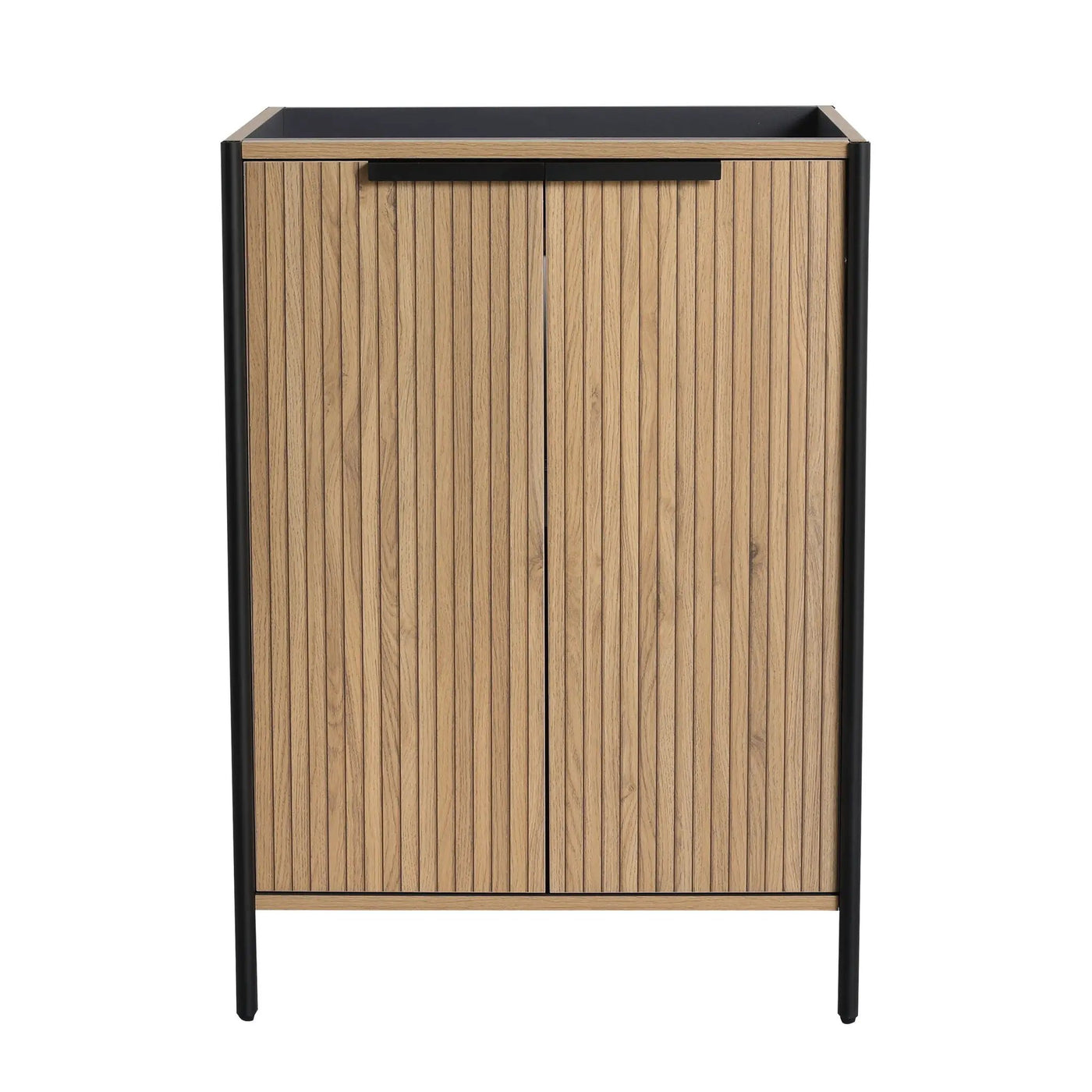 Contemporary Freestanding Bathroom Vanity With Adjustable Shelves by HouseOfZazla