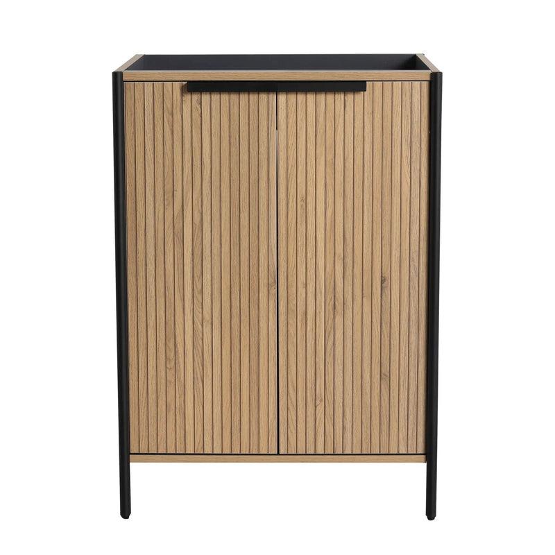 Contemporary Freestanding Bathroom Vanity With Adjustable Shelves by Unique Piece Furniture