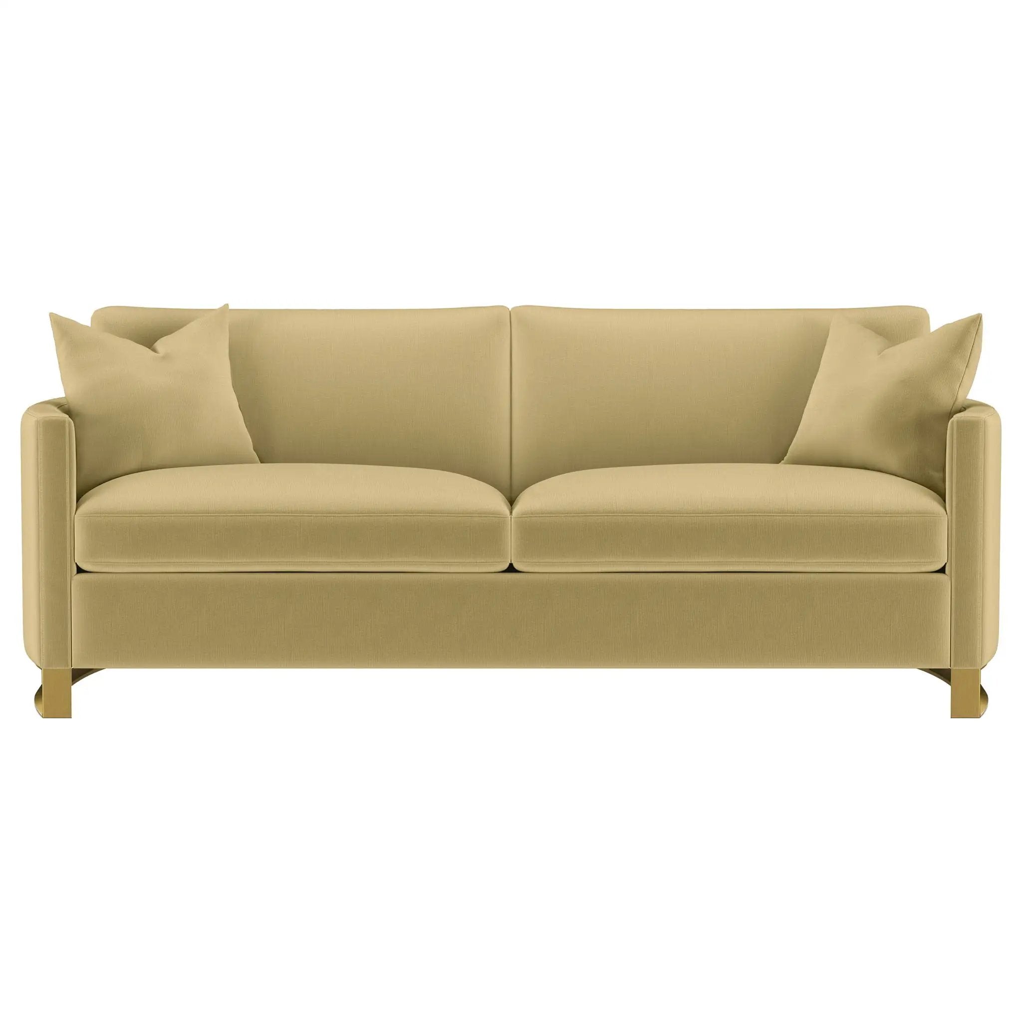 Corliss 3-piece Velvet Upholstered Sofa Set Camel by Unique Piece Furniture
