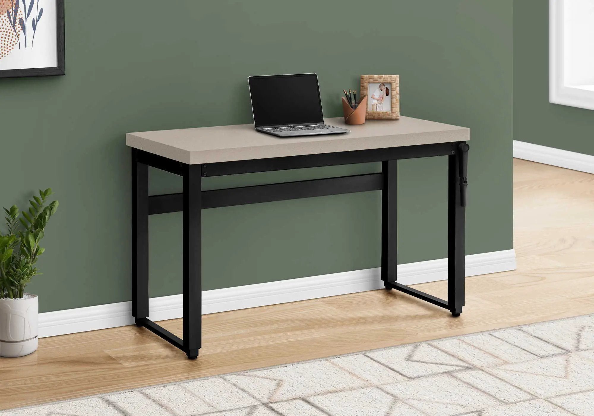Computer Desk, Home Office, Standing, Adjustable, Laptop, Contemporary & Modern by Unique Piece Furniture