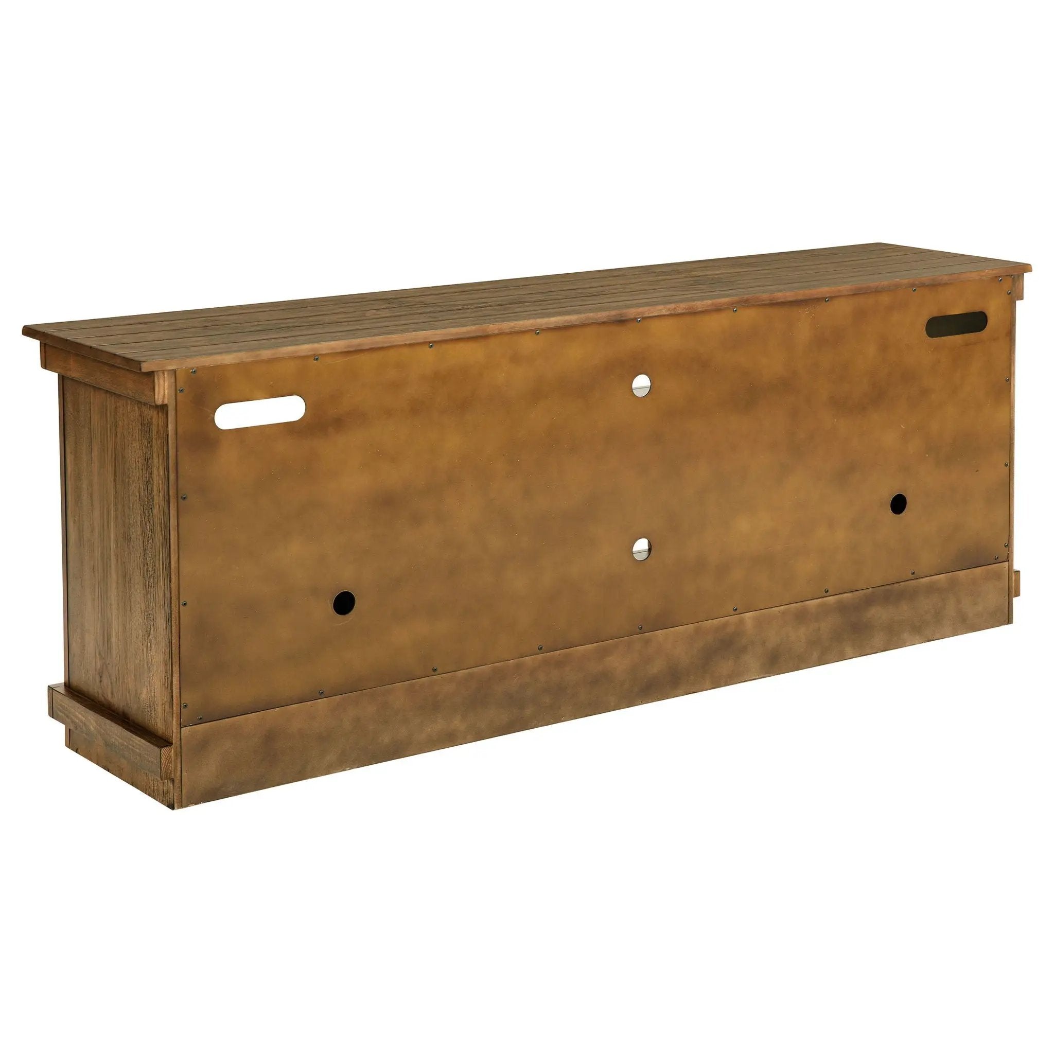 Payne 70-inch TV Stand Media Console Distressed Brown by Unique Piece Furniture