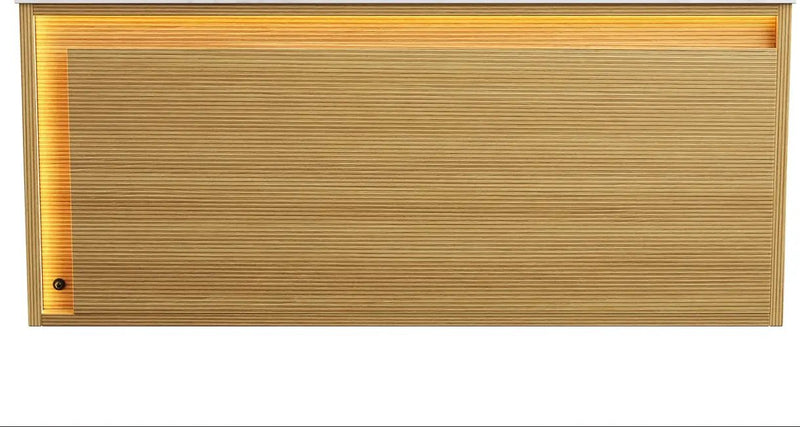Nyah 36'' Wall-Mounted Cabinet with Drawer, Light Woodgrain Color by HouseOfZazla