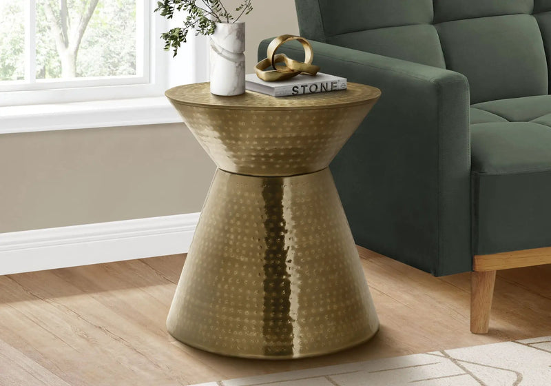 Drum Accent Side Table, Contemporary & Modern Elegant Design by HouseOfZazla