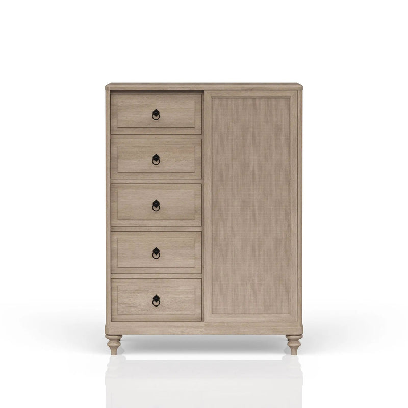 5 Drawer Door Chest - Sand by Unique Piece Furniture