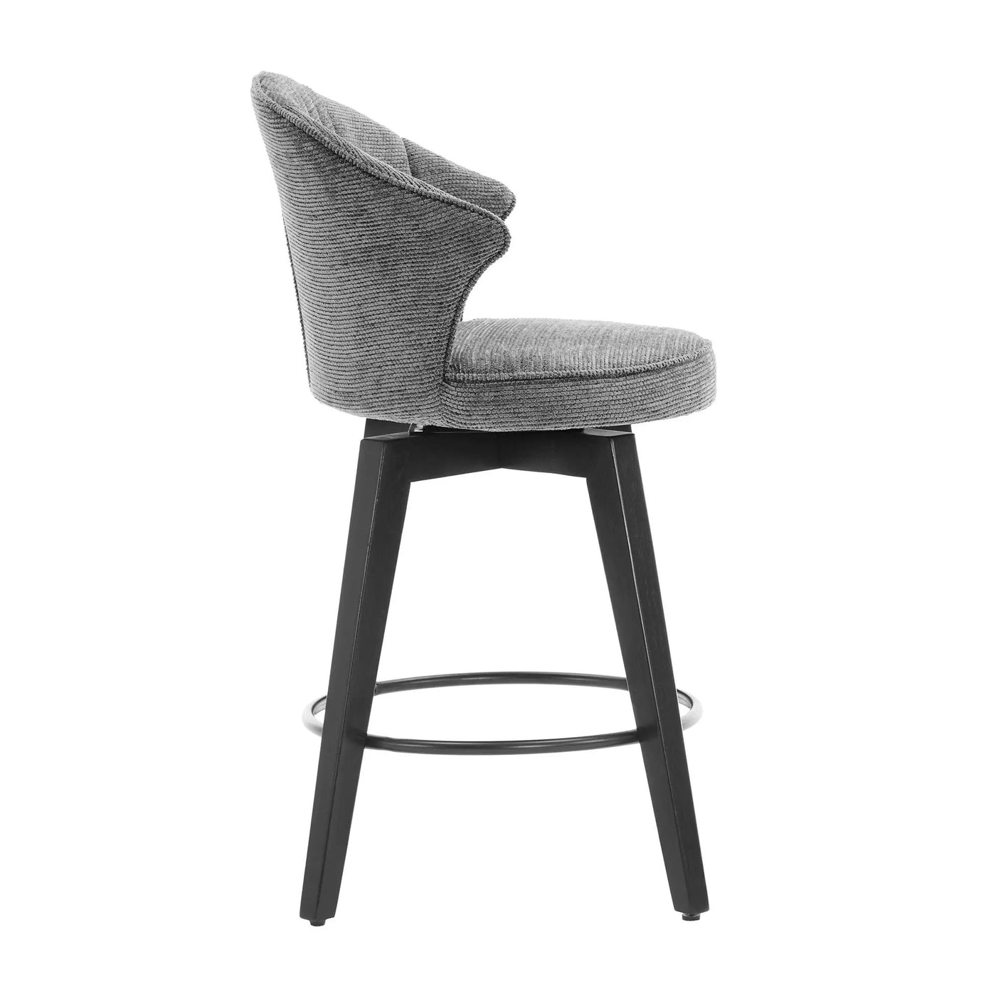 Wing Back Swivel Bar Stools (Set of 2) by HouseOfZazla