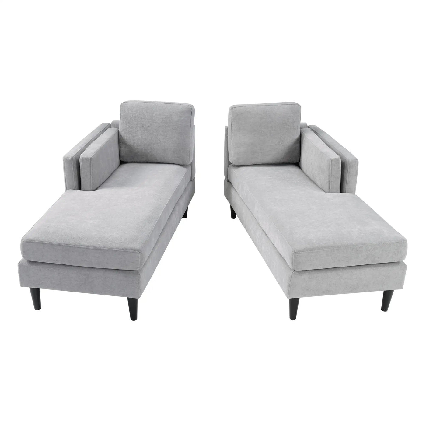 Chaise Lounge Sofa Bed With Dual Layer Armrests For Living Room by Unique Piece Furniture