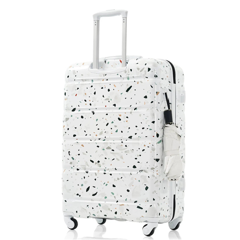 Luggage Set of 3 with USB Port and Spinner Wheels by HouseOfZazla