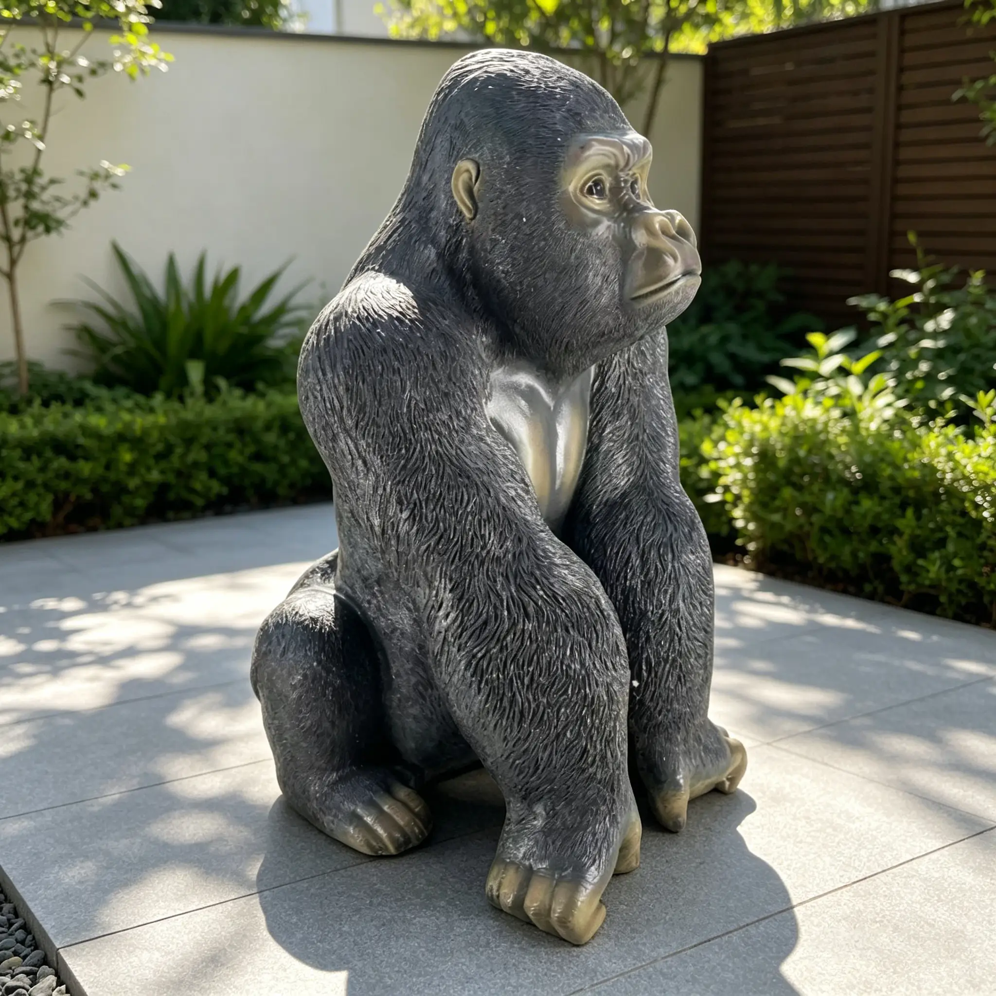 Realistic Silverback Gorilla Figurine by HouseOfZazla