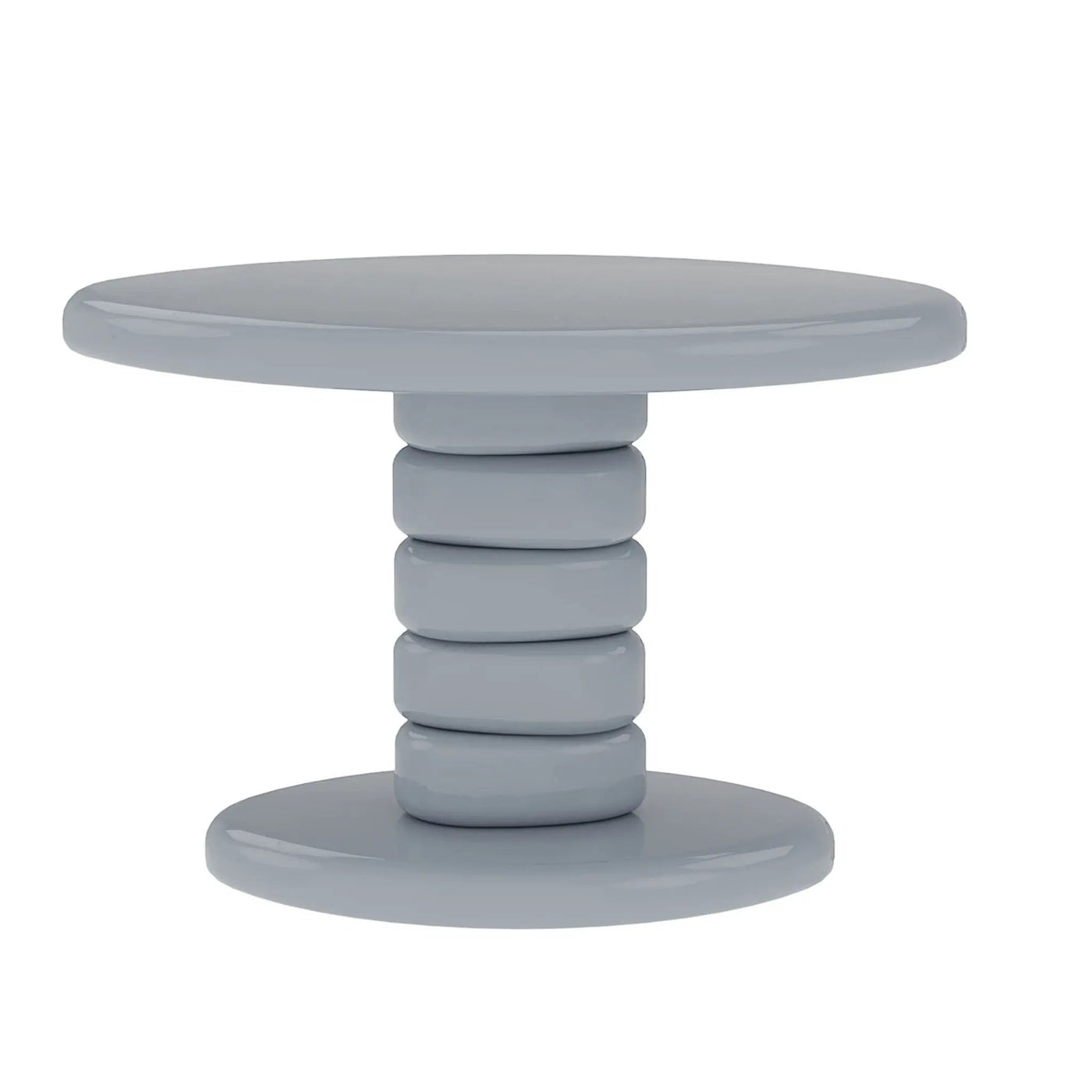 Stacked Cobblestone End Table by HouseOfZazla