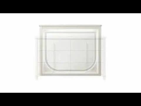Laveda - Mirror With LED - Pearl White by Unique Piece Furniture