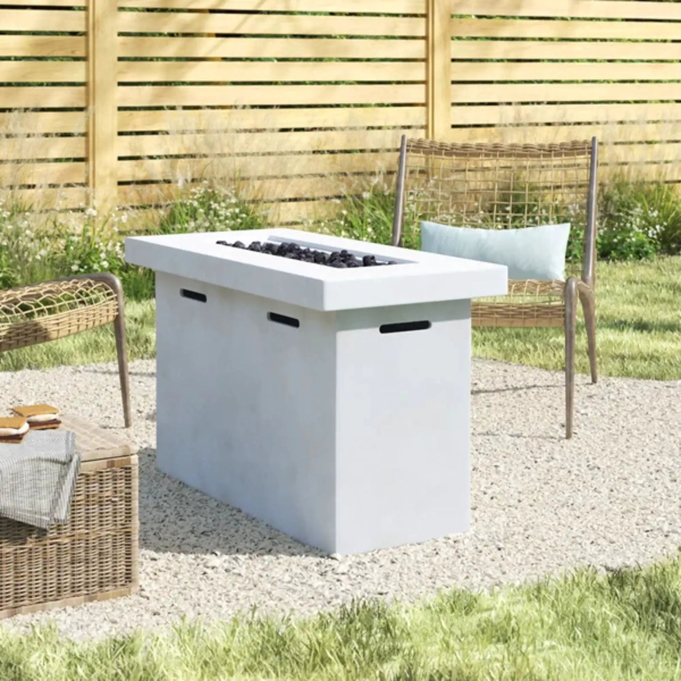 Reinforced - Propane Outdoor Fire Pit Table by HouseOfZazla
