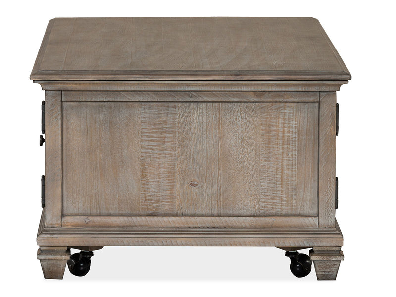 Lancaster - Lift Top Storage Cocktail Table (With Casters) - Dove Tail Gray, photo 4 of 7