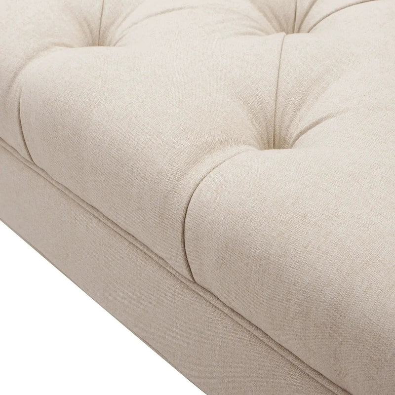 Alma - Tufted Flared Arm Entryway Bench by HouseOfZazla