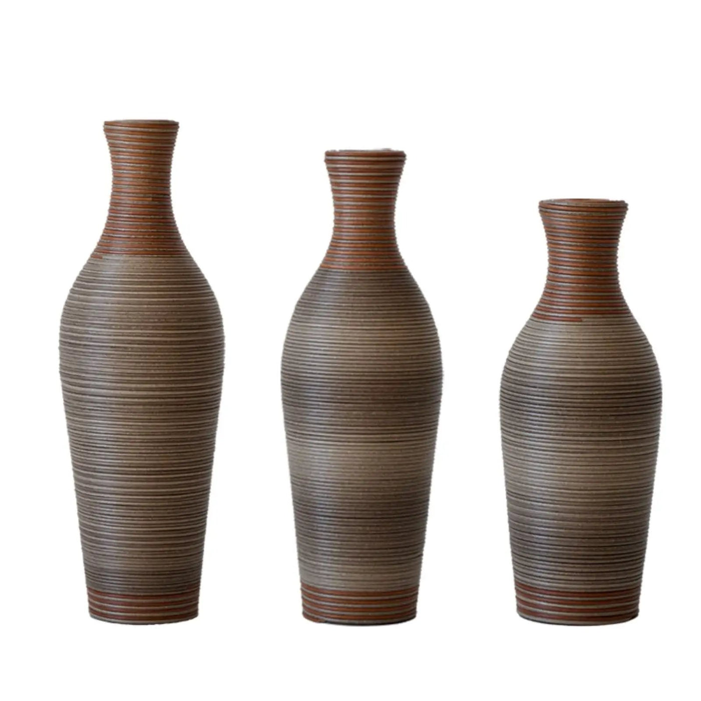 Classic And Neat Floor Vase, High Independent Flower Stand (Set of 3) by HouseOfZazla