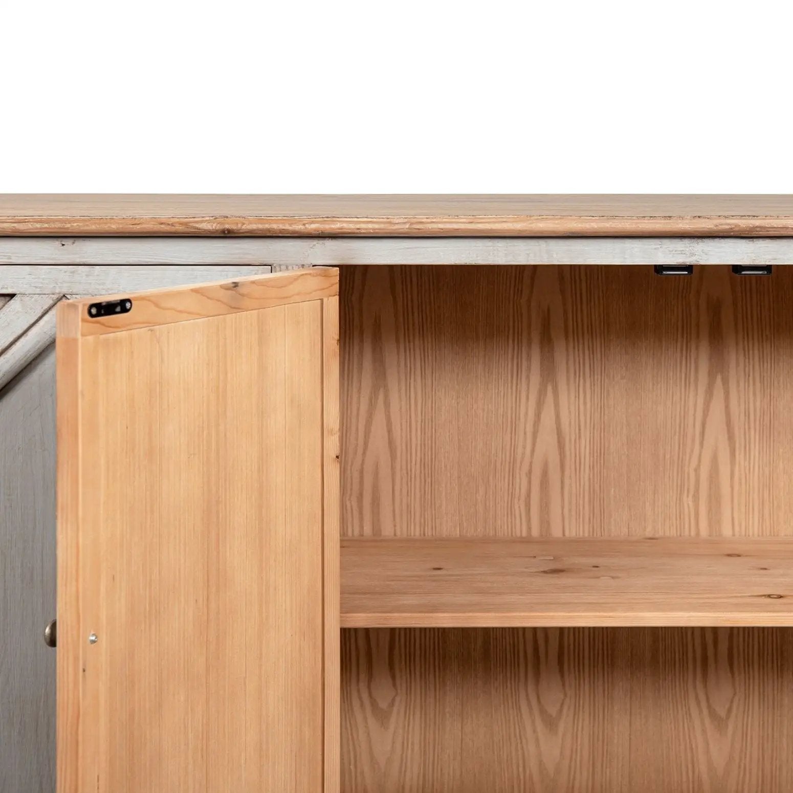 Colette - 6 Door Cabinet Sideboard - Brown by HouseOfZazla