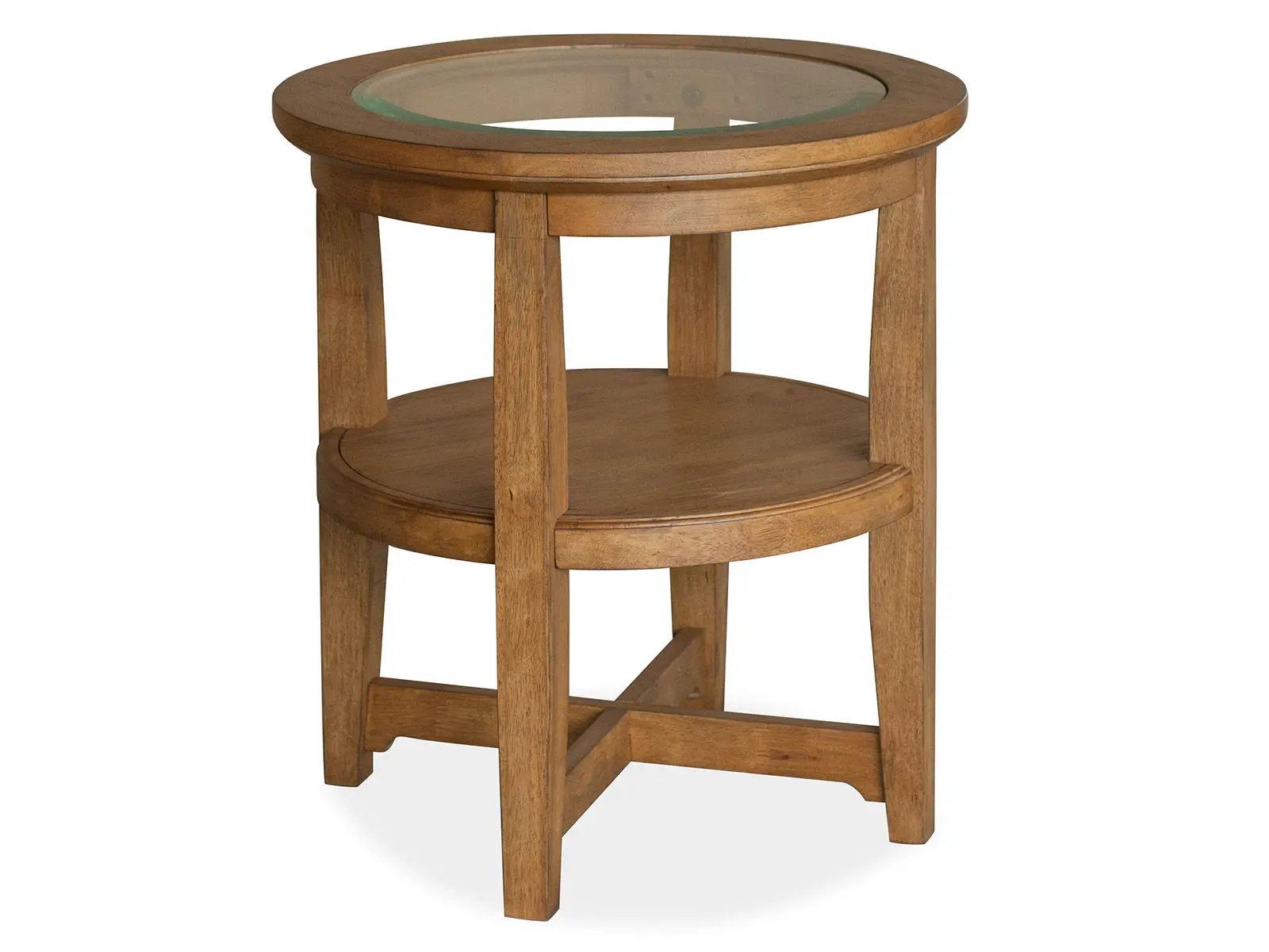 Durant - Shelf End Table - Honey Brown by Unique Piece Furniture