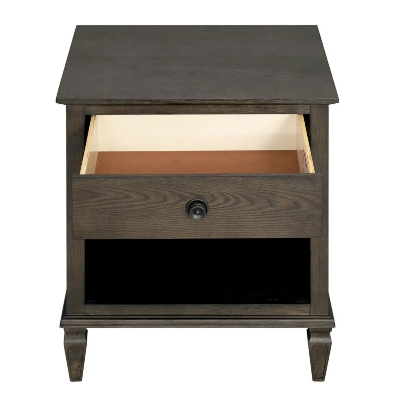 Victoria - Nightstand With Open Storage by HouseOfZazla