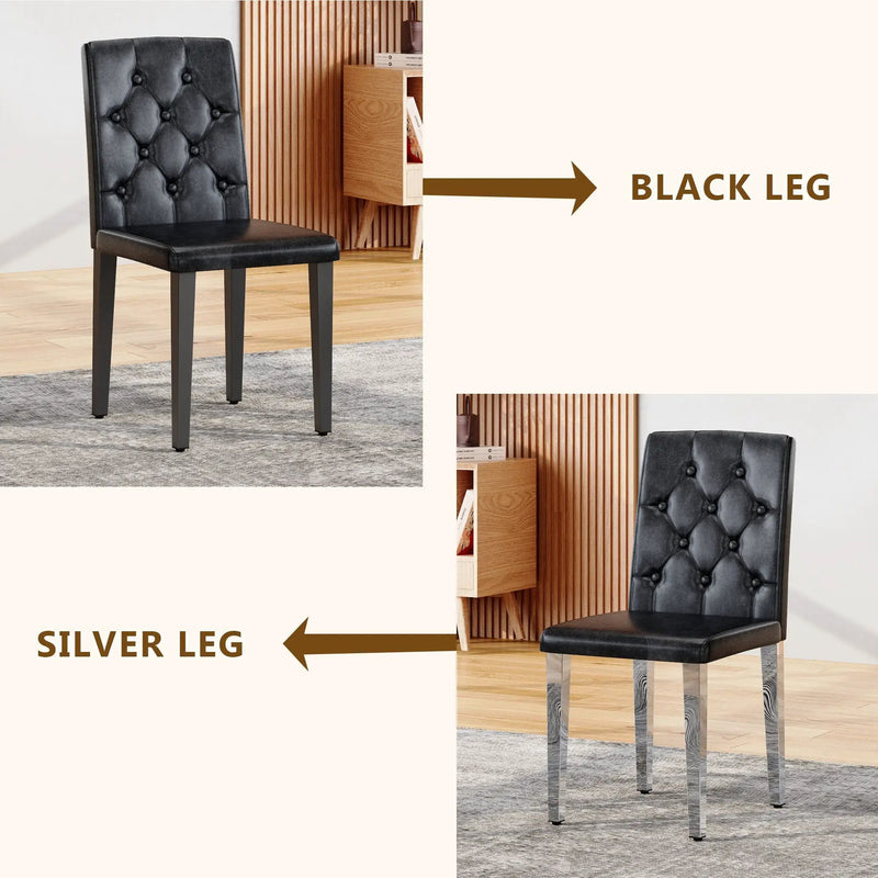 Dining Chairs With Ergonomic Buckle Backrest For Home by Unique Piece Furniture