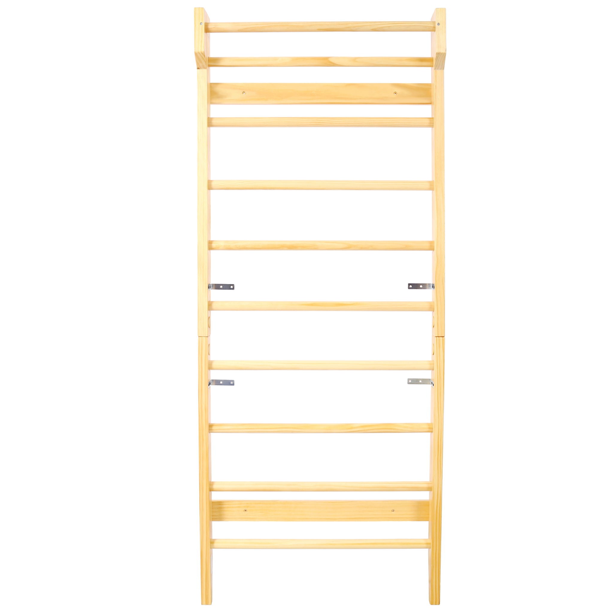 Swedish Ladder, Stall Bars Set For Physical Therapy & Gymnastics - Natural by HouseOfZazla