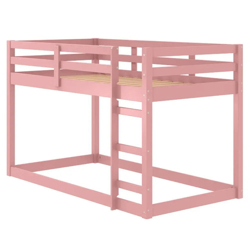 Gaston II - Twin Loft Bed - Pink by Unique Piece Furniture